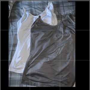 3 nursing tanks with bra sz large